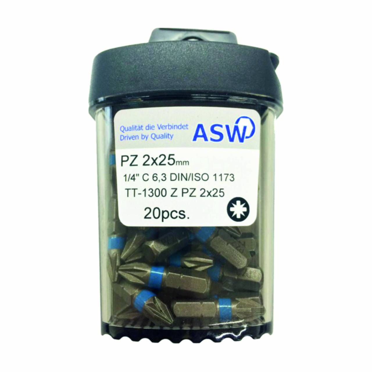 Schraubklingen / Bitbox 'ASW' PZ-1 / Dose a 20 Stück