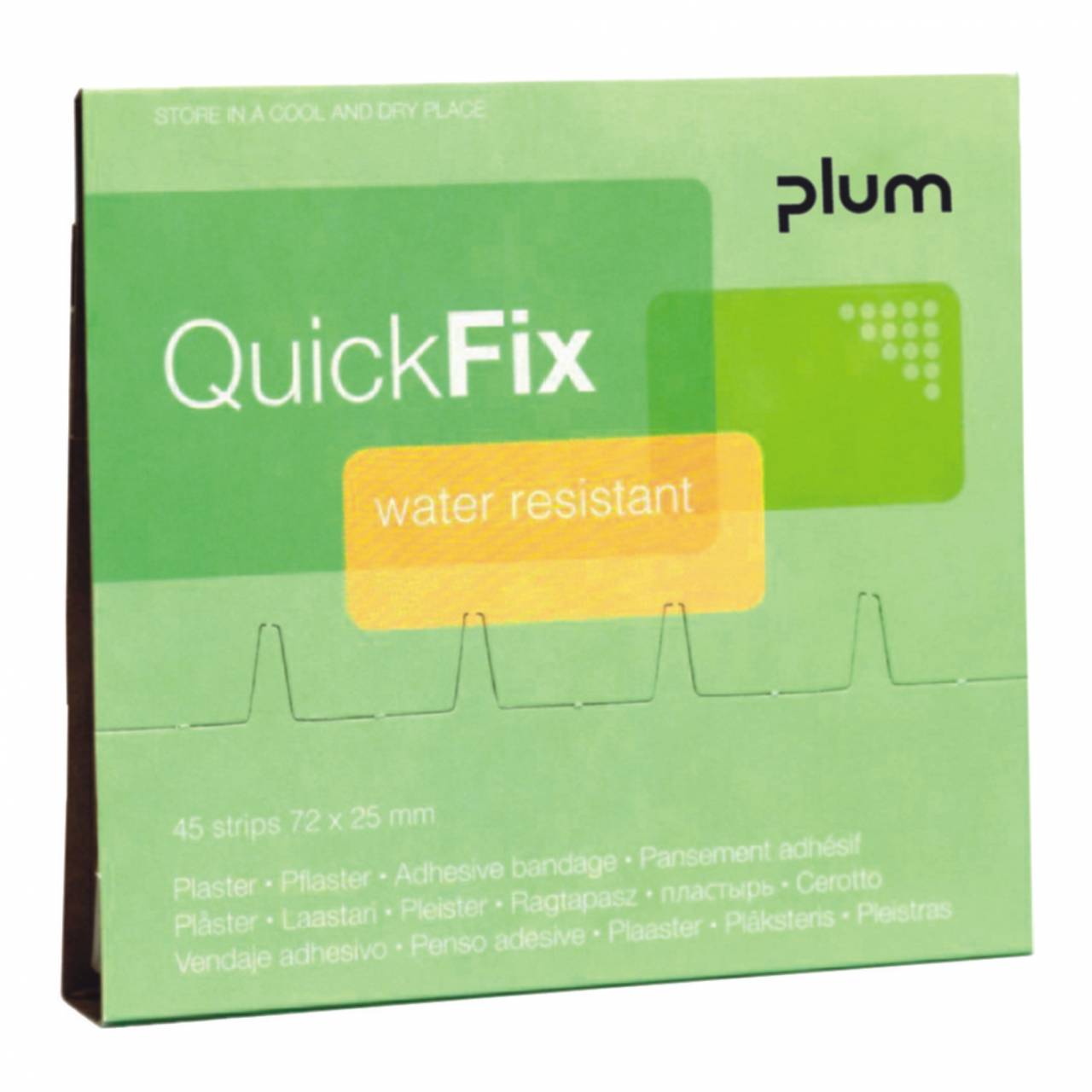 Plum® Wasserfeste Pflaster - Nachfüllpack / Pck a 45 Stück