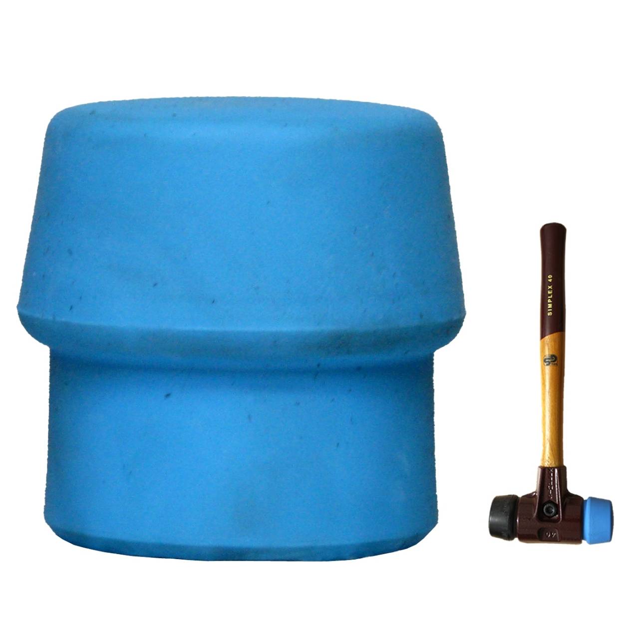 Simplex Schonhammer-Einsatz Ø 40 mm TPE-Soft / Blau