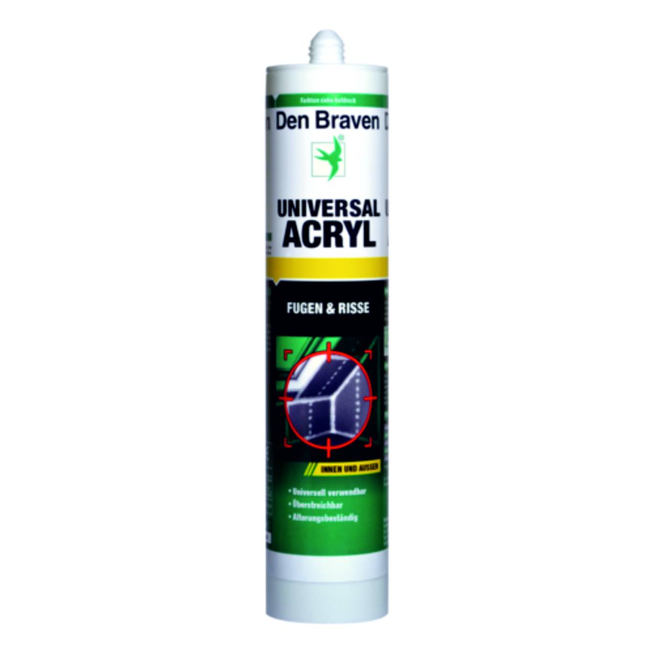 Acryl 'Den Braven®' 300 ml, grau - MHD 08/2022