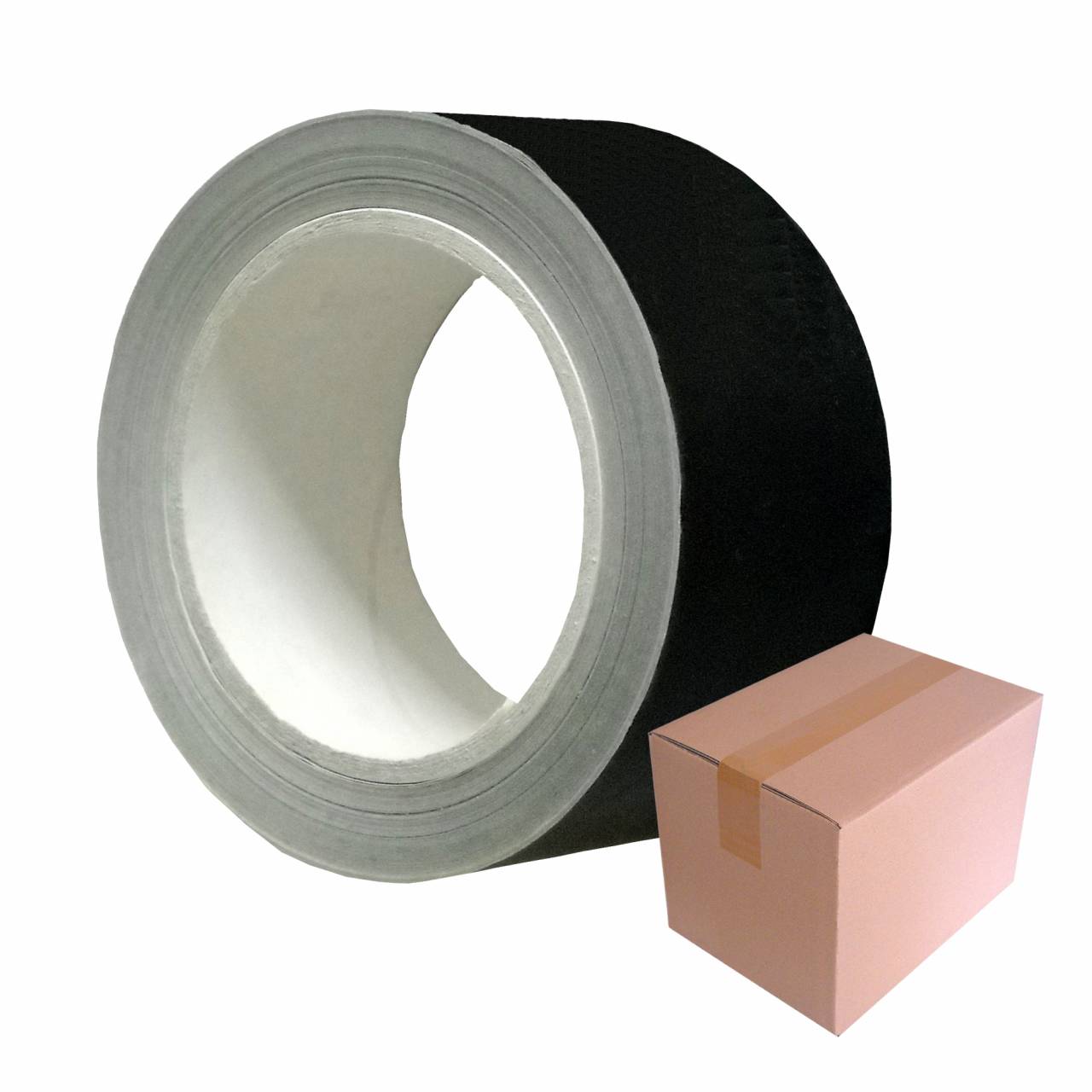 Aluminium-Klebeband T909-Black, 50 mm x 25 m / Krt a 12 Rollen