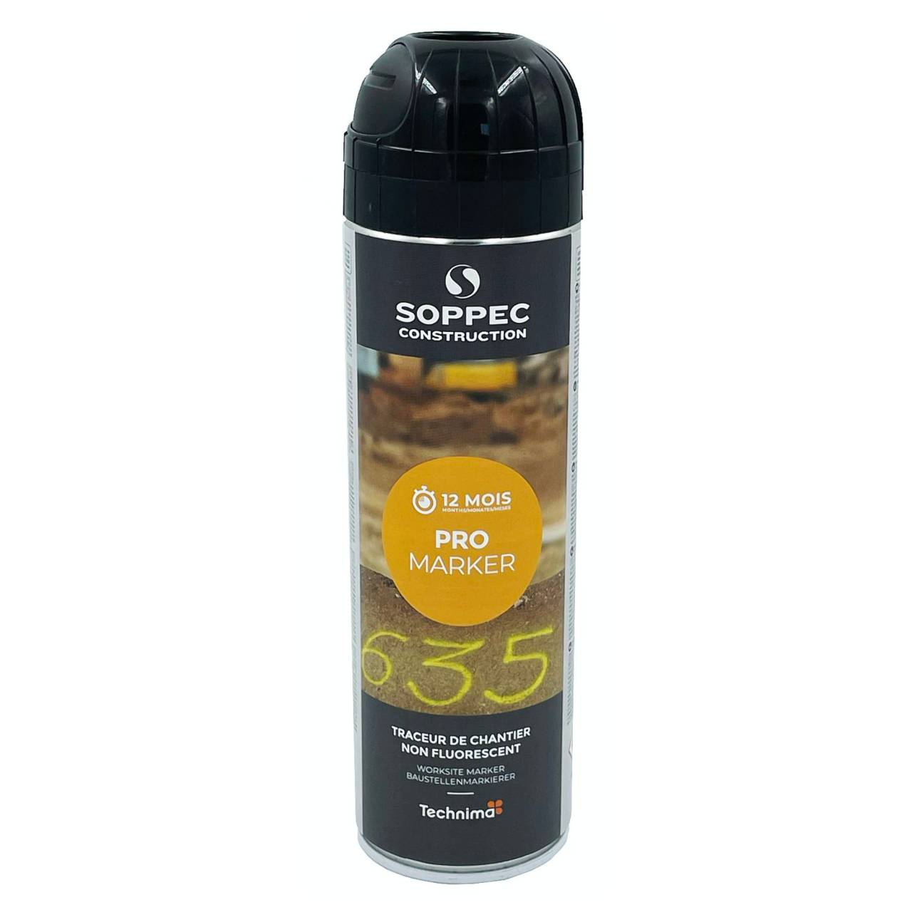 Markierungsspray 'Soppec Promarker' schwarz 500 ml