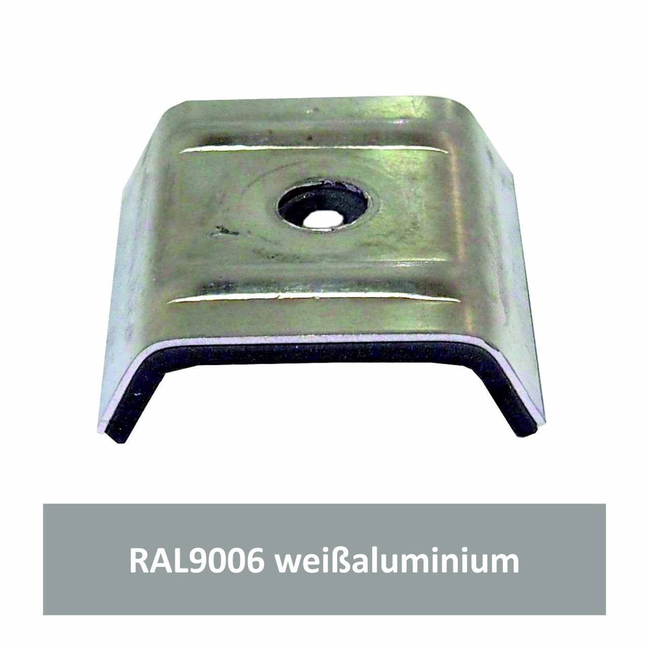 Kalotten für N1000T, Alu RAL9006 weißaluminium / Pck a 100 Stück