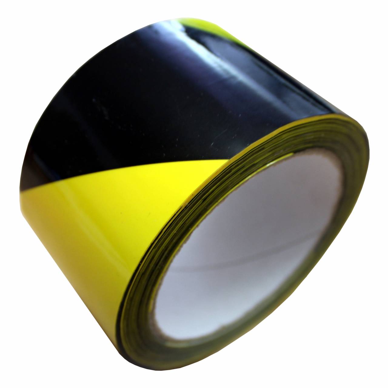 Markierungs- / Warnband schwarz-gelb / Rolle 50 mm x 66 m