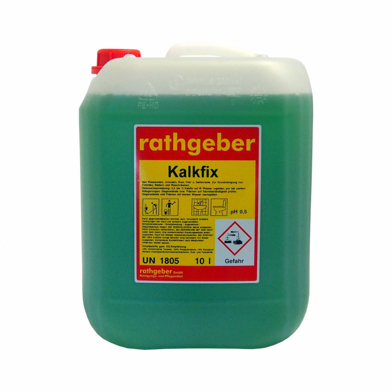 Sanitärreiniger 'Kalkfix' / 10,0 L PE-Kanister