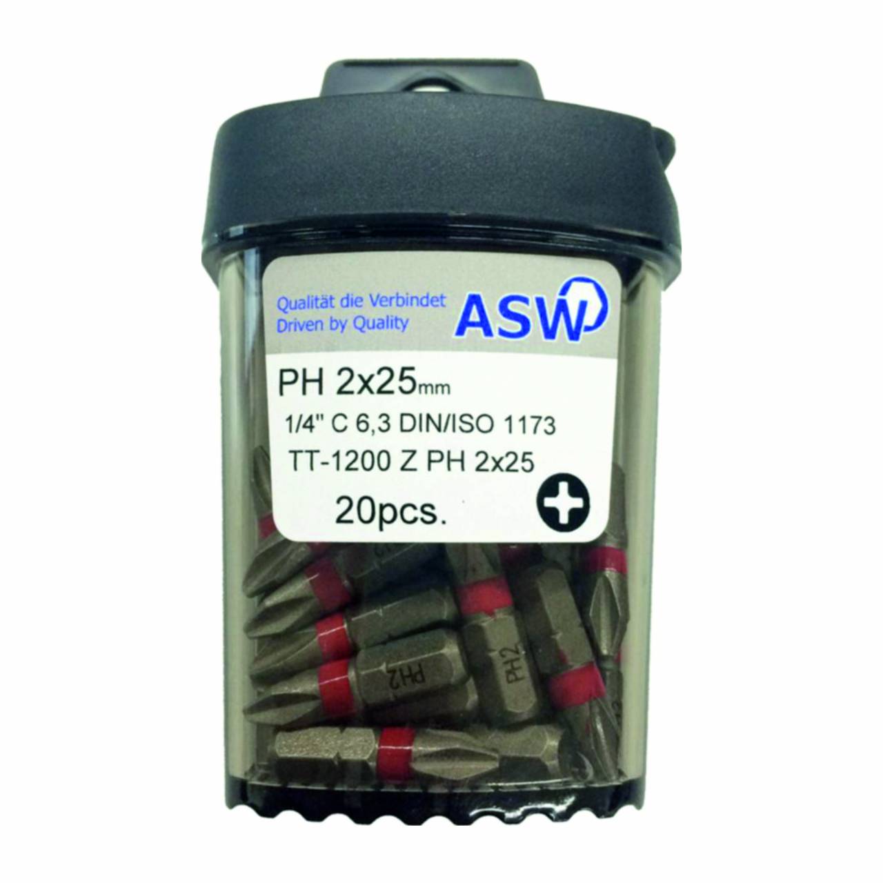 Schraubklingen / Bitbox 'ASW' PH-1 / Dose a 20 Stück