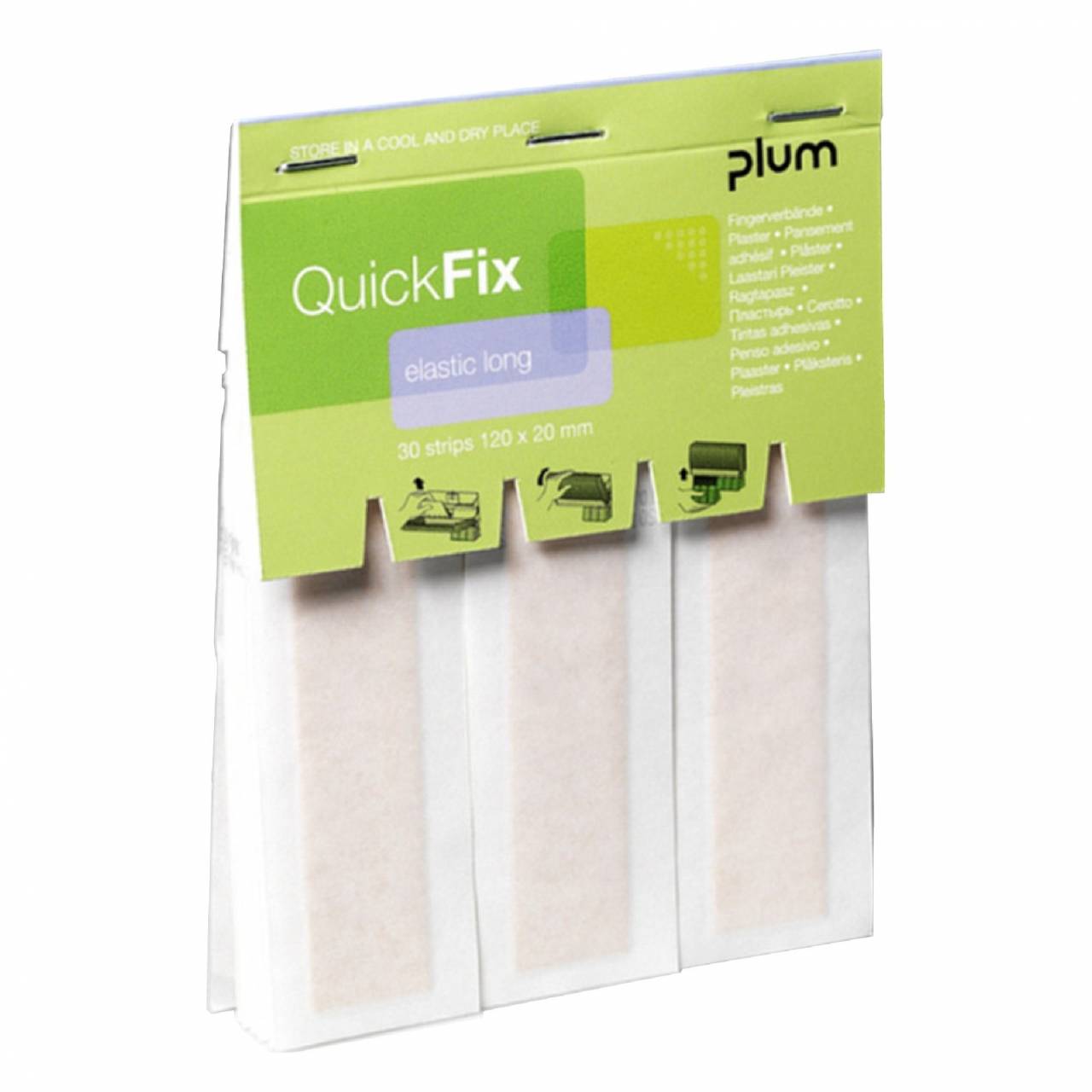 Plum® Elastische Fingerverbände - Nachfüllpack / Pck a 30 Stück