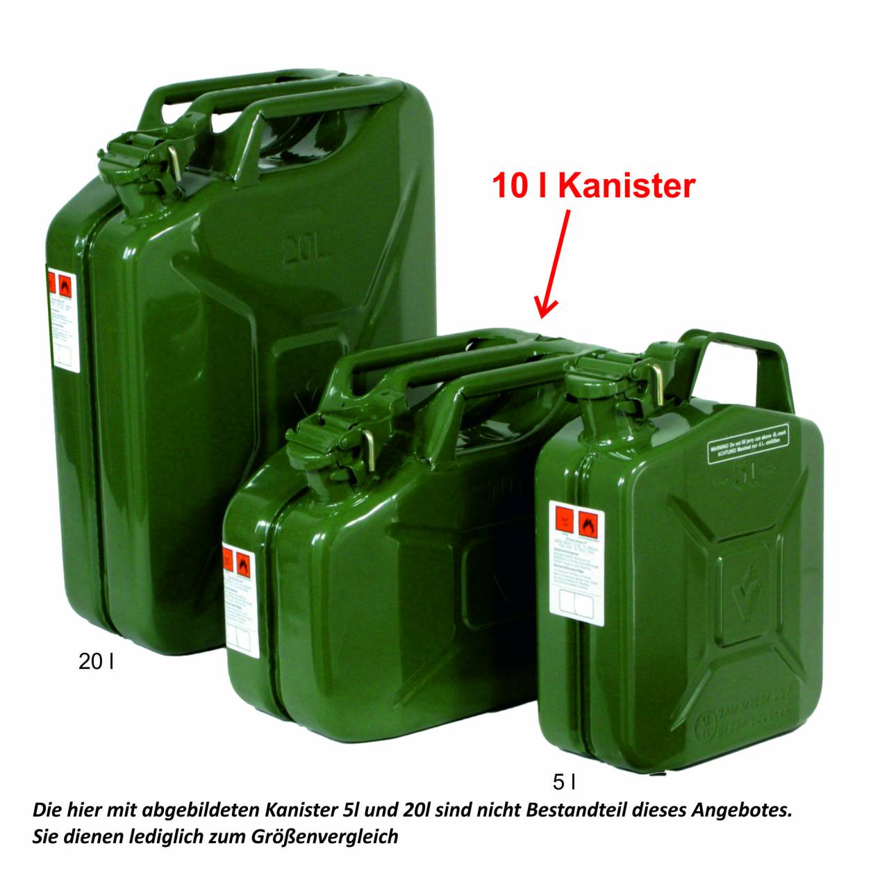 20 Liter Kanister mit UN Zulassung (60 Stück)