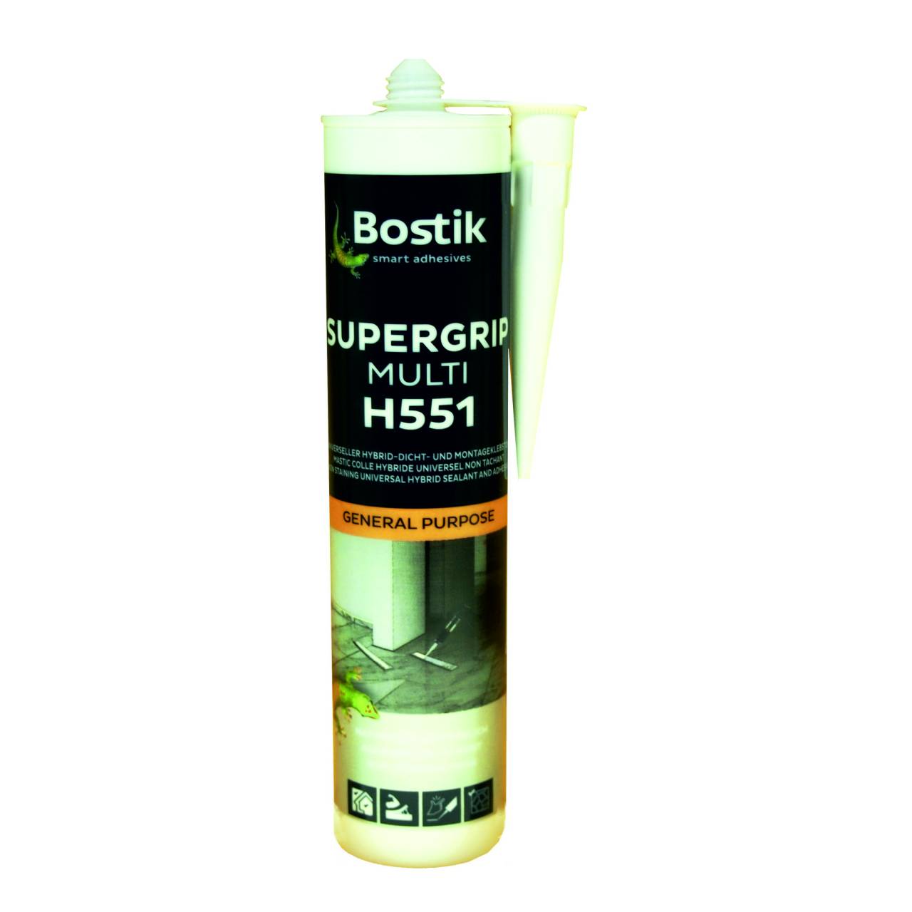 Montagekleber Bostik® H551 Supergrip 430g, weiss