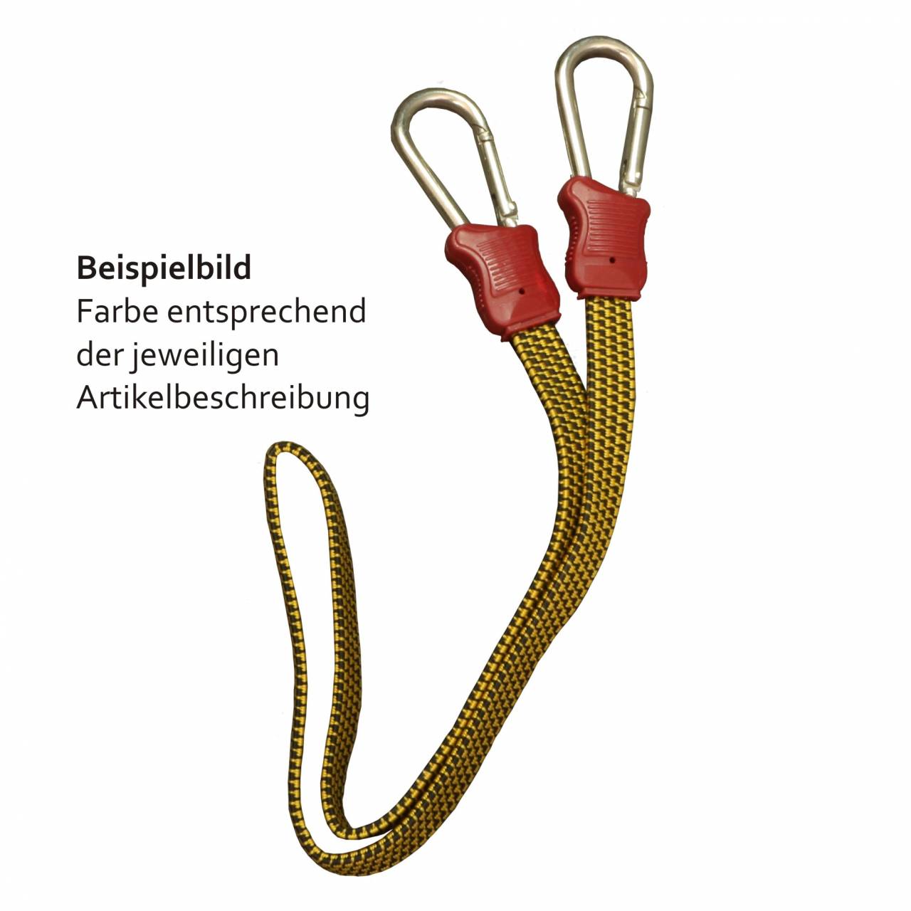 Flachspanngummi 1000 mm x Ø 19 mm, rot