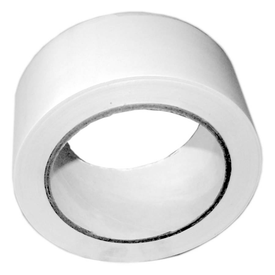 PVC-Band T505 Gerillt 50 mm x 33 m weiss / Rolle