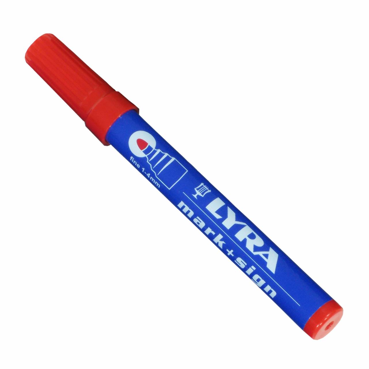 LYRA® Permanentmarker, Spitze 2-6 mm, rot