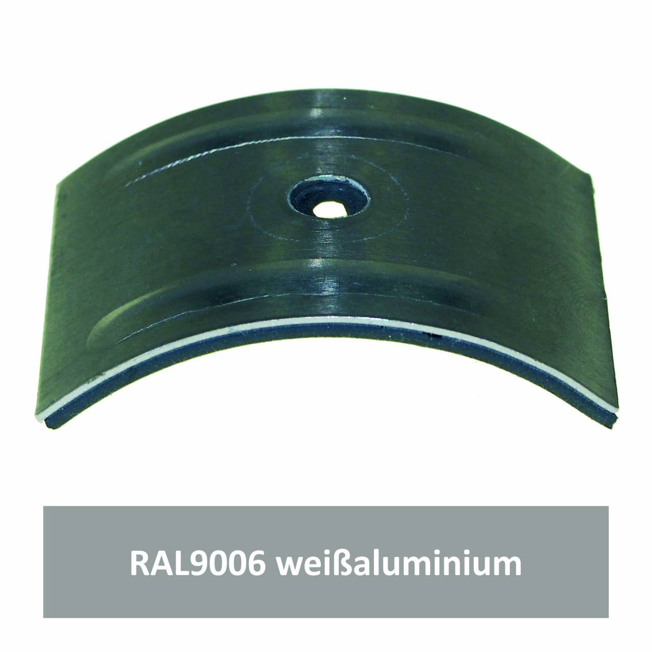 Kalotten für Welle 130/30, Alu RAL9006 weißaluminium / Pck a 100 Stück