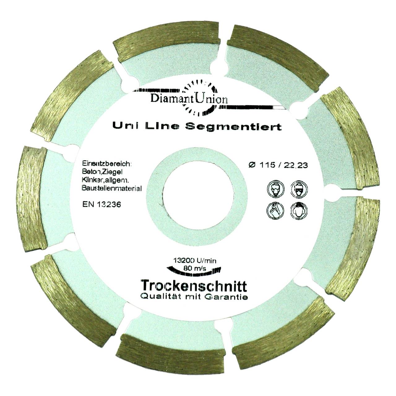 Diamant-Trennscheibe 'Uni Line' 115 x 22,2 x 2,0 mm, Trocken / Nass