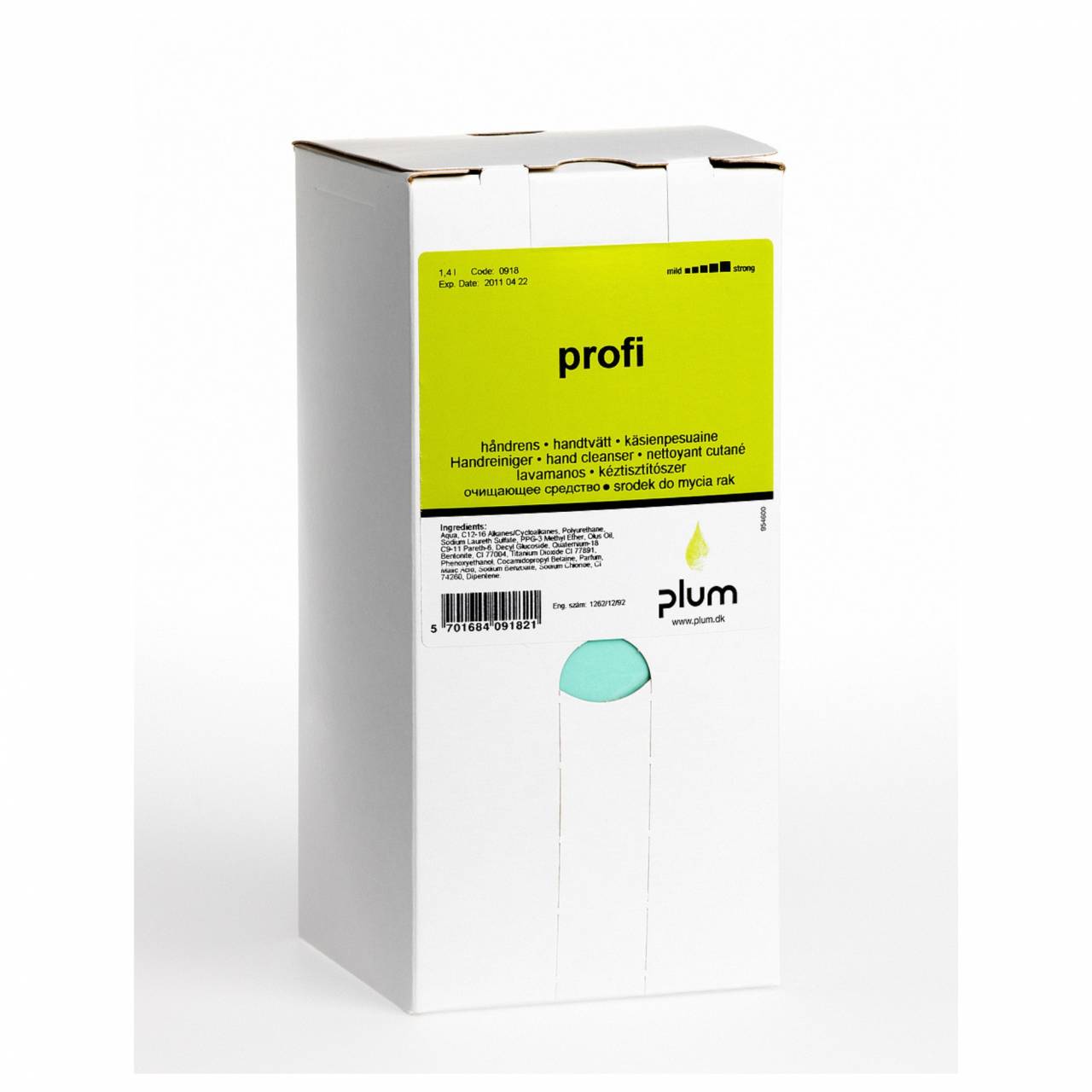 Plum® Handreiniger 'Profi' / Bag-In-Box a 1.400 ml