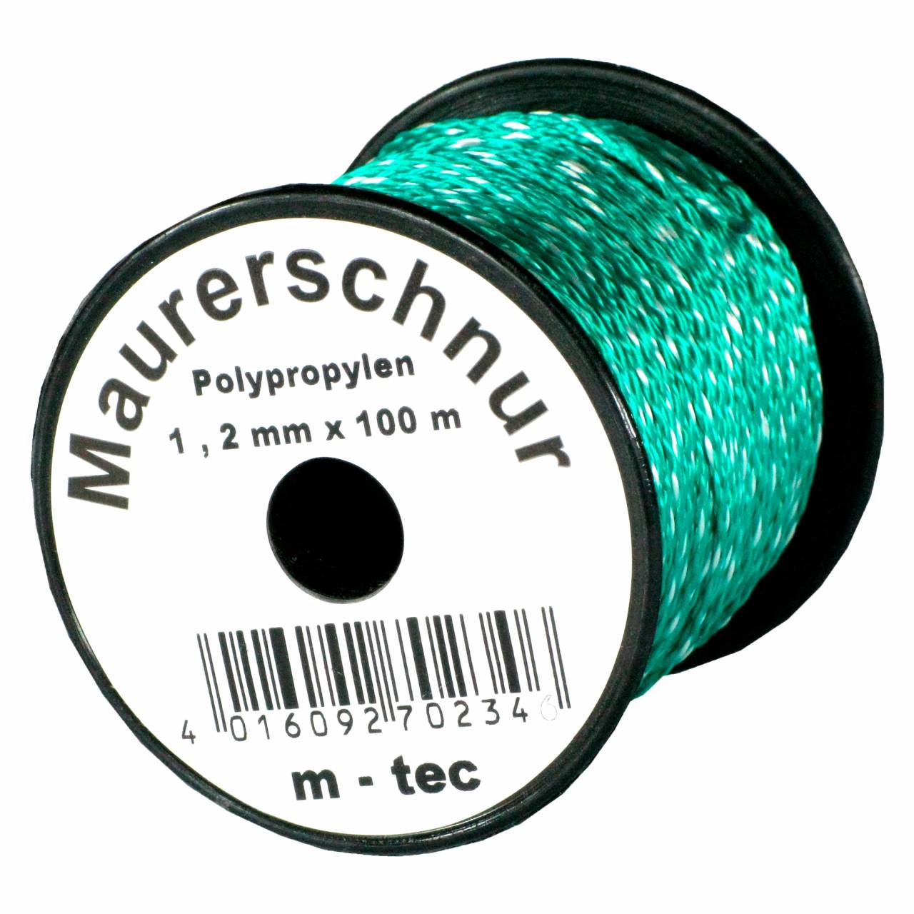 Lot-Maurerschnur 50 m x Ø 1,7 mm Grün-Weiss