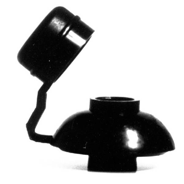 Pilzdichtung M-7 schwarz, kurzer Hut / Btl a 100 Stück