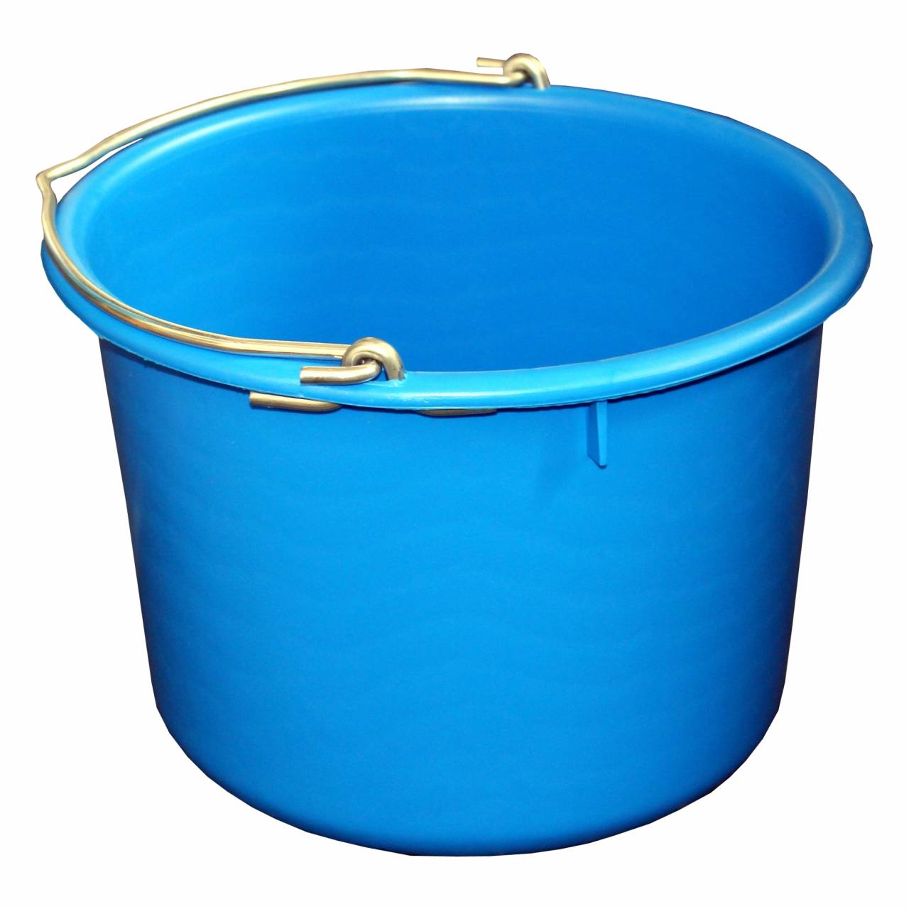 Bau-Eimer 12,0 l, Ø 32,0 cm, 'Profi', blau, Skalierung, leicht