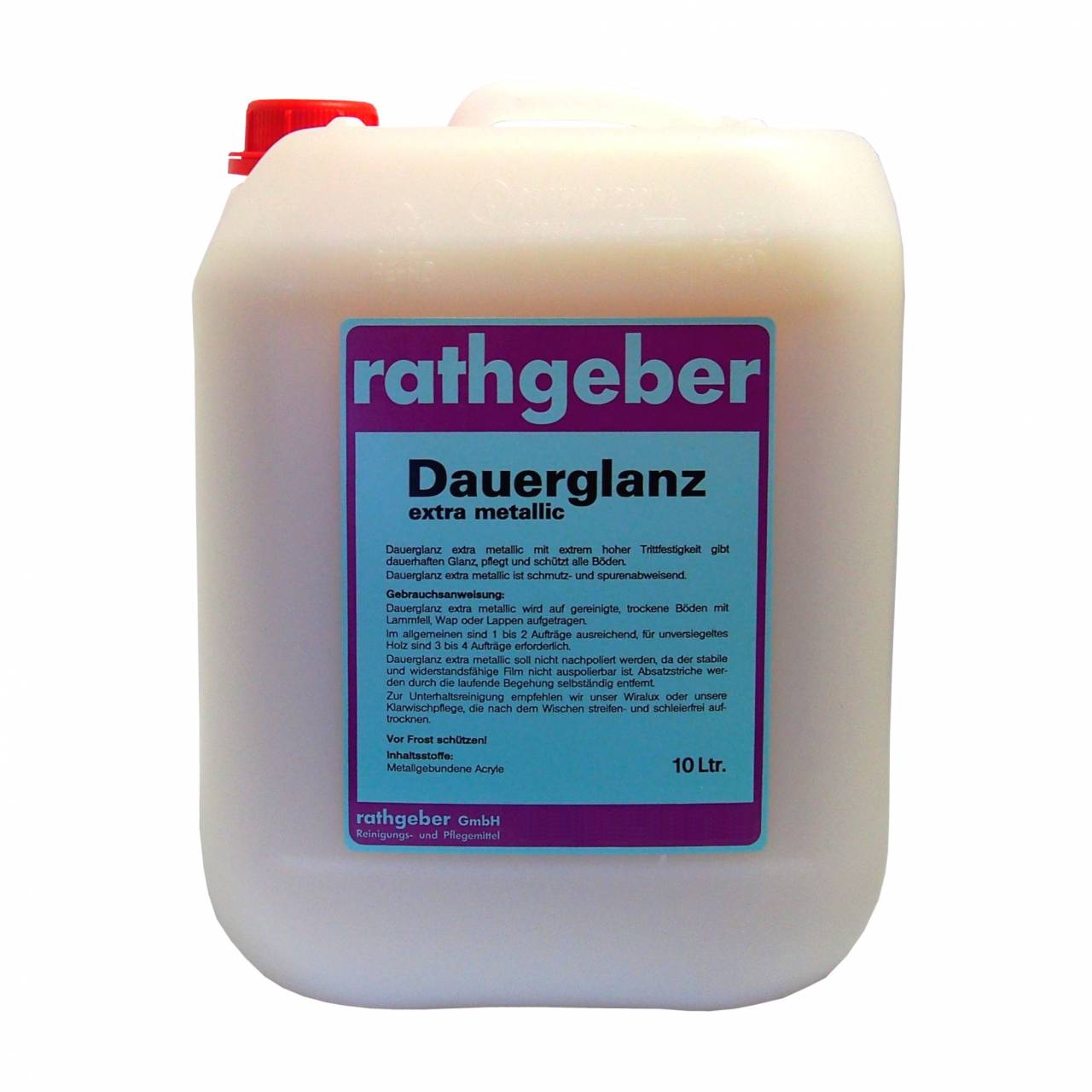 Dauerglanz-Bodenschutz 'Extra Metallic' 10,0 l PE-Kanister