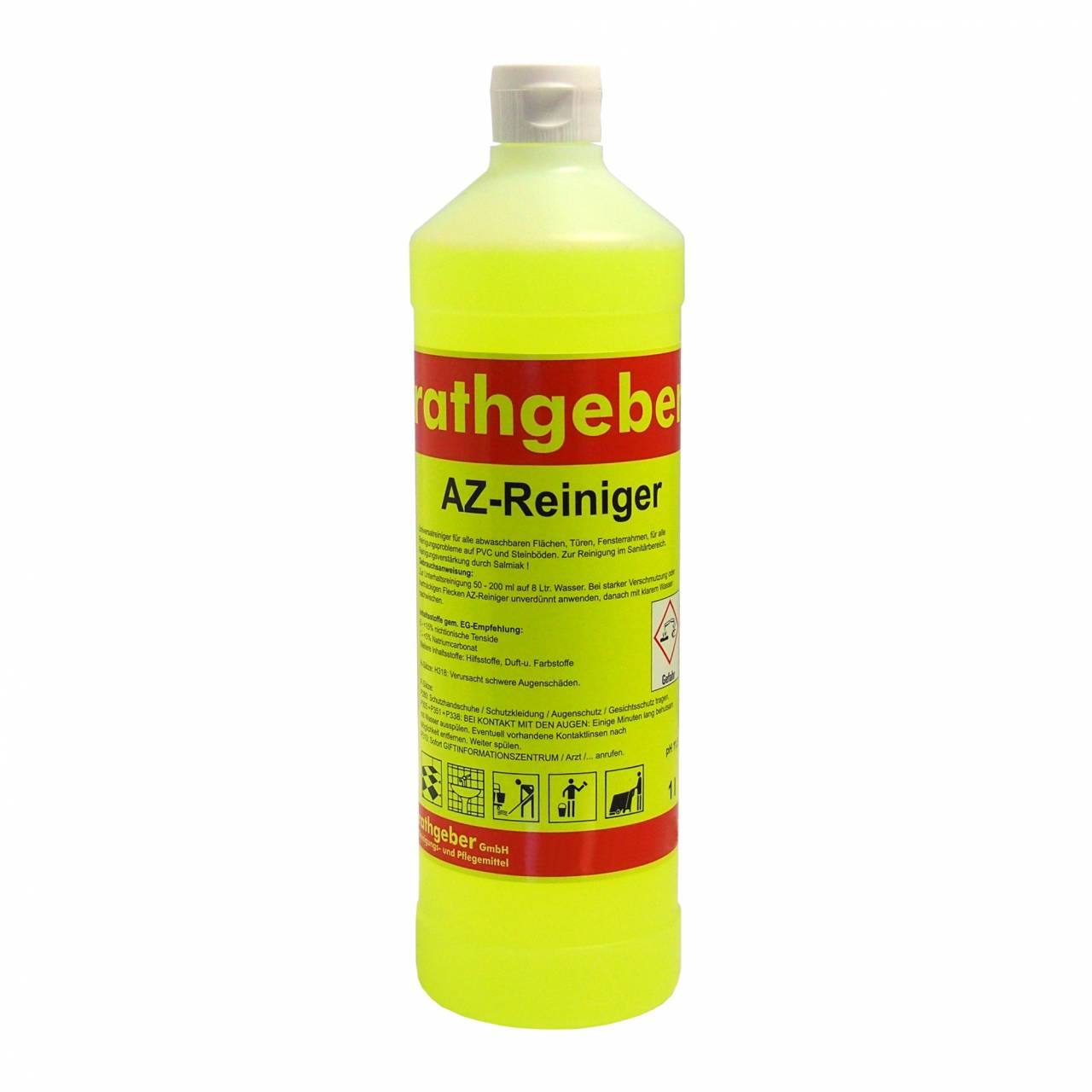 Az-Reiniger 'gelb' 1,0 l PET-Flasche