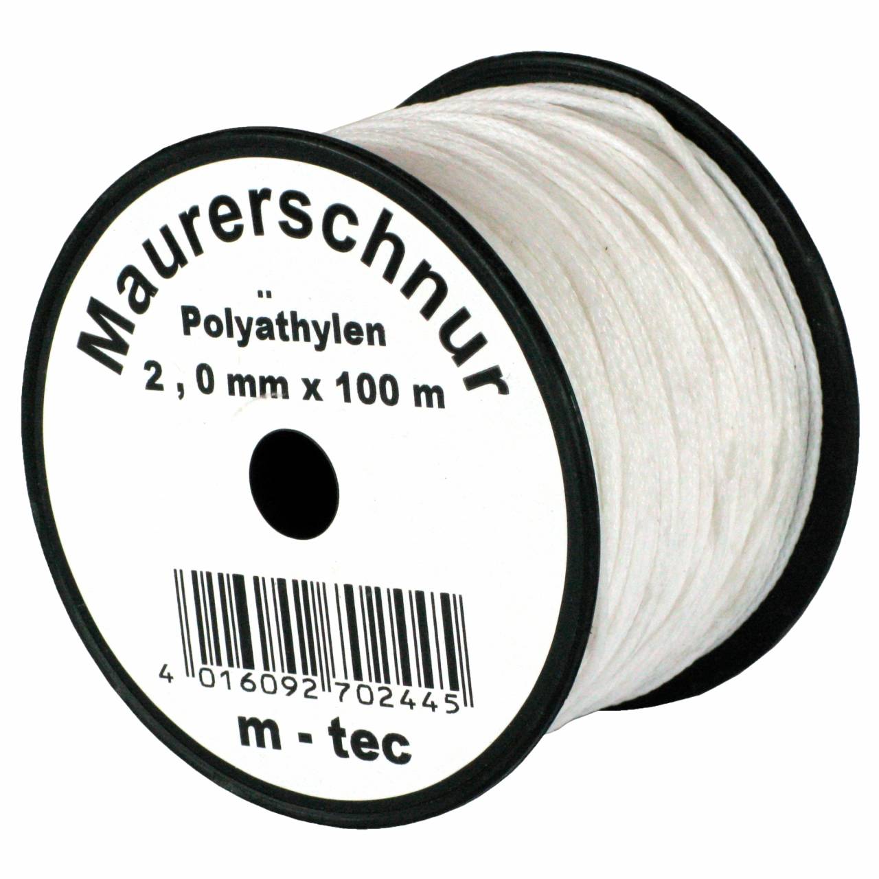 Lot-Maurerschnur 100 m x Ø 2,0 mm Weiss